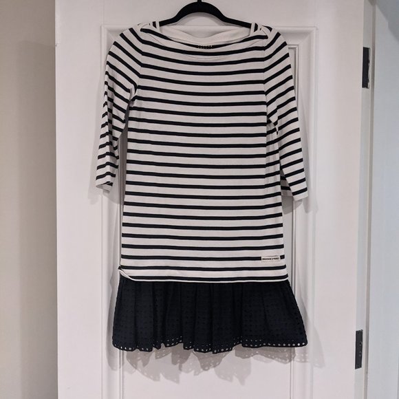 Kate Spade Broom Street Eyelet Stripe Dress | XS - Picture 5 of 8